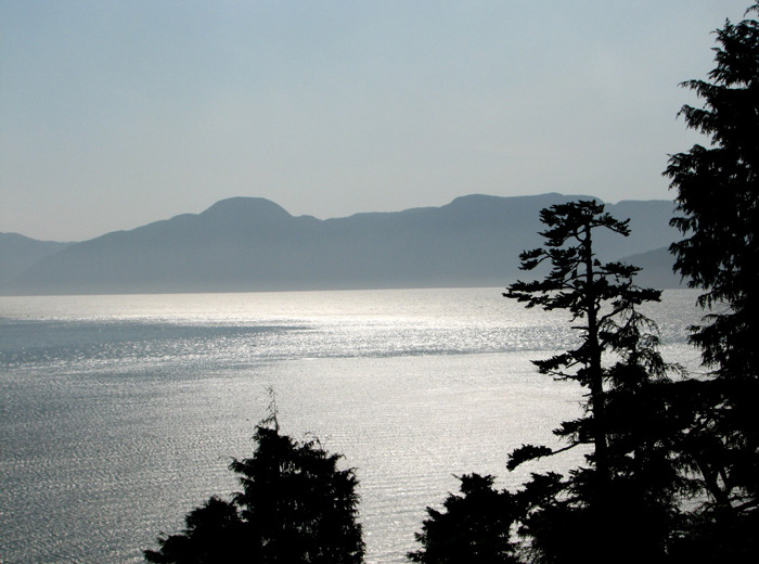 The view from the mountains is spectacular.